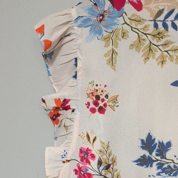 Daniel Rainn Multicolor Floral Blouse - Picture 7 of 8